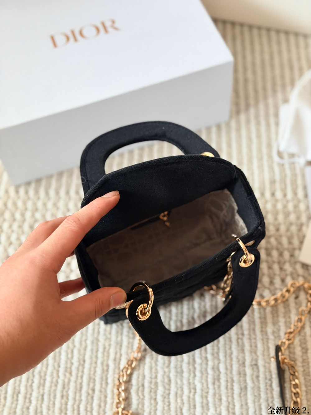 DEM347 New arrive fashion black red orange white blue color bag for woman beautiful gift to choose 17cm
