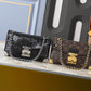 LEM337  Hot sale fashion black bag for woman hand bag beautiful gift  27 x 16 x 8cm size