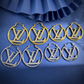 LEM568 New Arrive Fashion Gold Color Full Diamond Earring for Woman Jewelry Beautiful Jewelry To Choose Gift