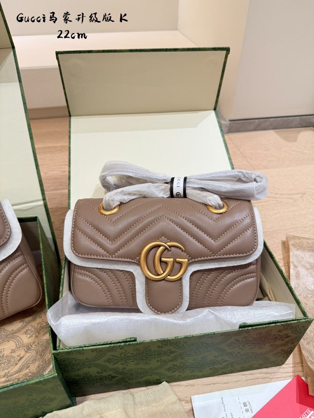 GEM229 New arrive fashion black white khaki color bag for woman beautiful gift to choose 3 size