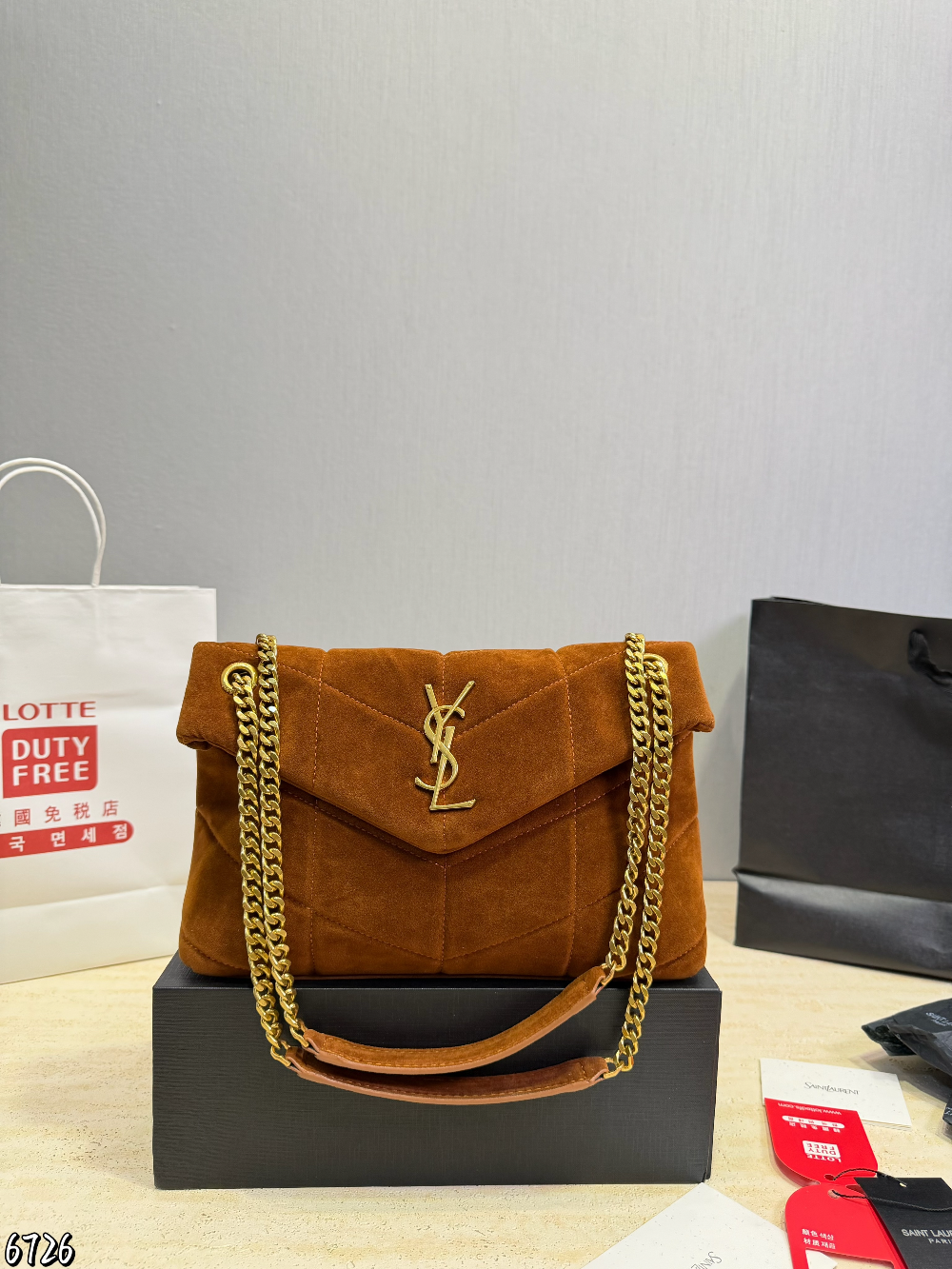 YLEM15 New arrive fashion black caramel brown color bag for woman beautiful gift to choose size 28*17cm