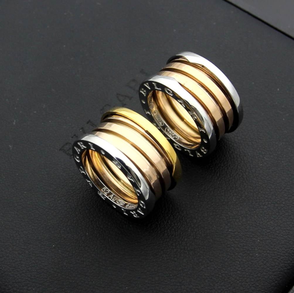 BR20  Hot Sale Fashion Rings for Women Men Jewelry Couples Cubic Zirconia Wedding Rings Bague Femme