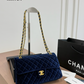 CEM356 New arrive fashion red black  brown blue purple  color bag for woman beautiful gift to choose 25*15cm