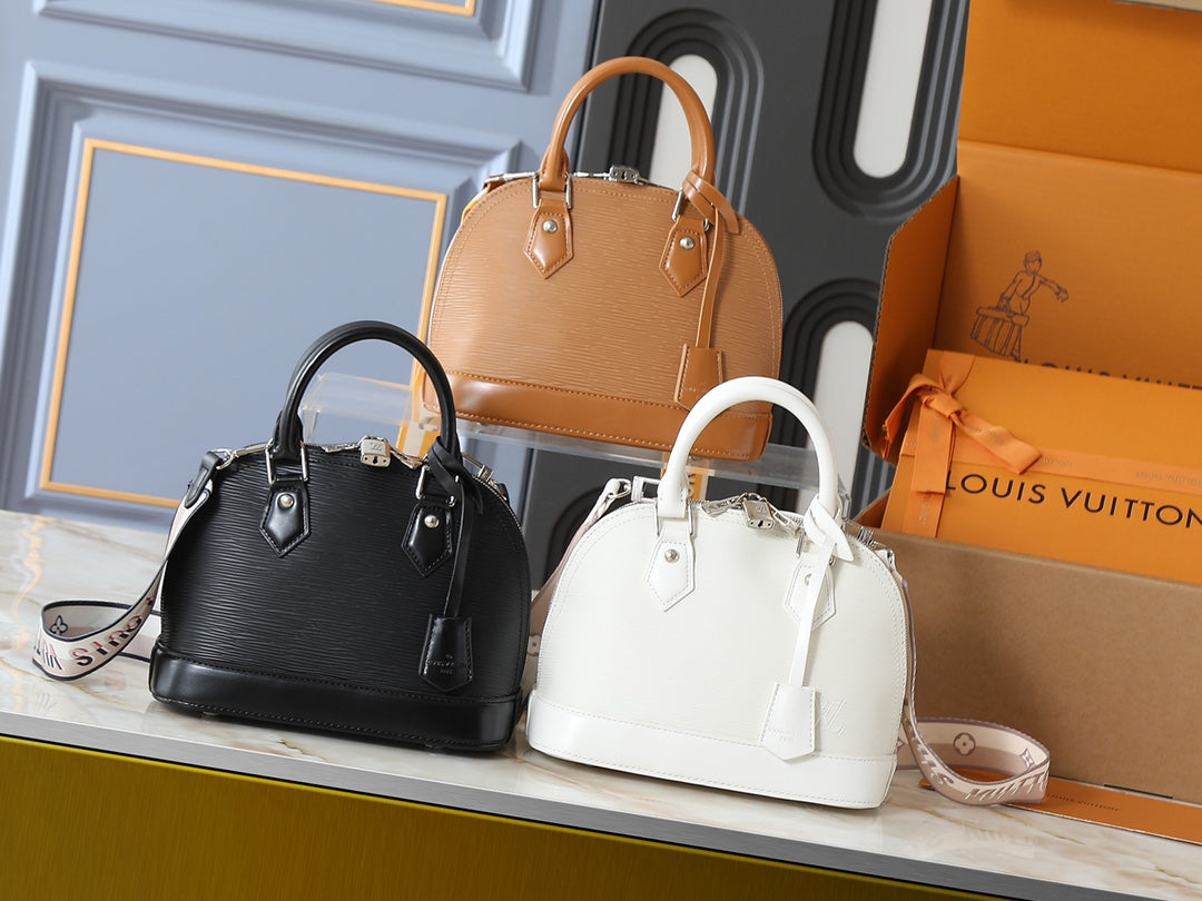 LEM281Tote bag Designer bag Women's Double-Sided Mini Handbag Luxury Shoulder Bag Fashion Leather Multifunctional High-Quality Large Capacity Open Handbag Shopping Bag 23.5 x 17.5 x 11.5cm