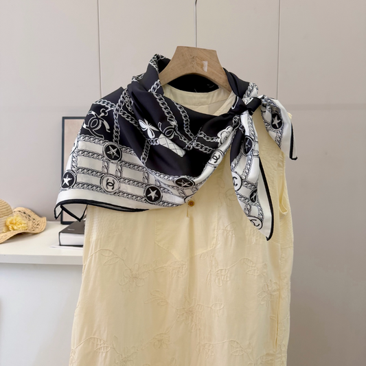 CEM271 new arrive Hot sale black color fashion beautiful scarf for woman gift to choose size  90*90cm