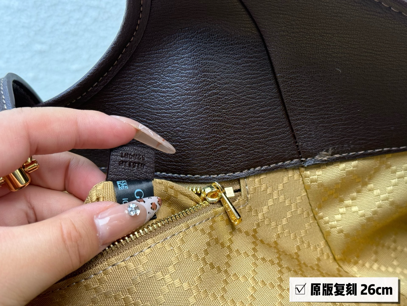 GEM182 New arrive fashion brown color  bag for woman beautiful gift to choose gift size to choose 2 size