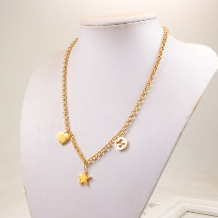 GEM122  New Arrive Titanium Steel  Classic Necklace for Women Couples Anel Wedding Bands Bague Femme Not with Box