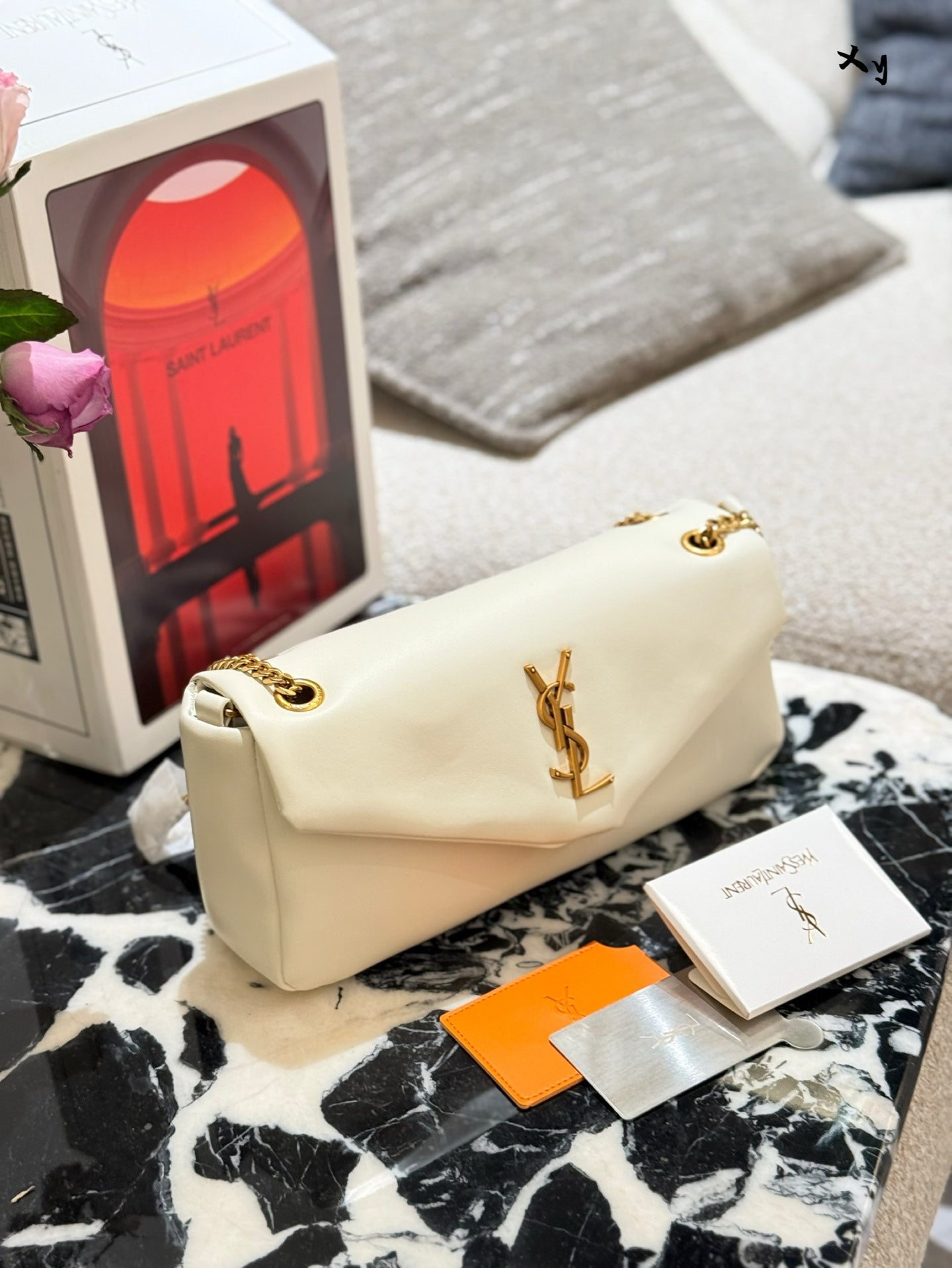 SEM04 New Designer handBag Shoulder Bag for women black white and red color 28cm