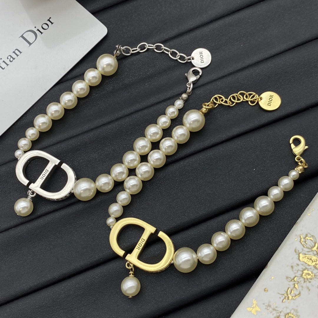 DEM258 New Arrive Fashion  with Diamond Pearl Bracelet Bangle   for Woman Jewelry To Choose