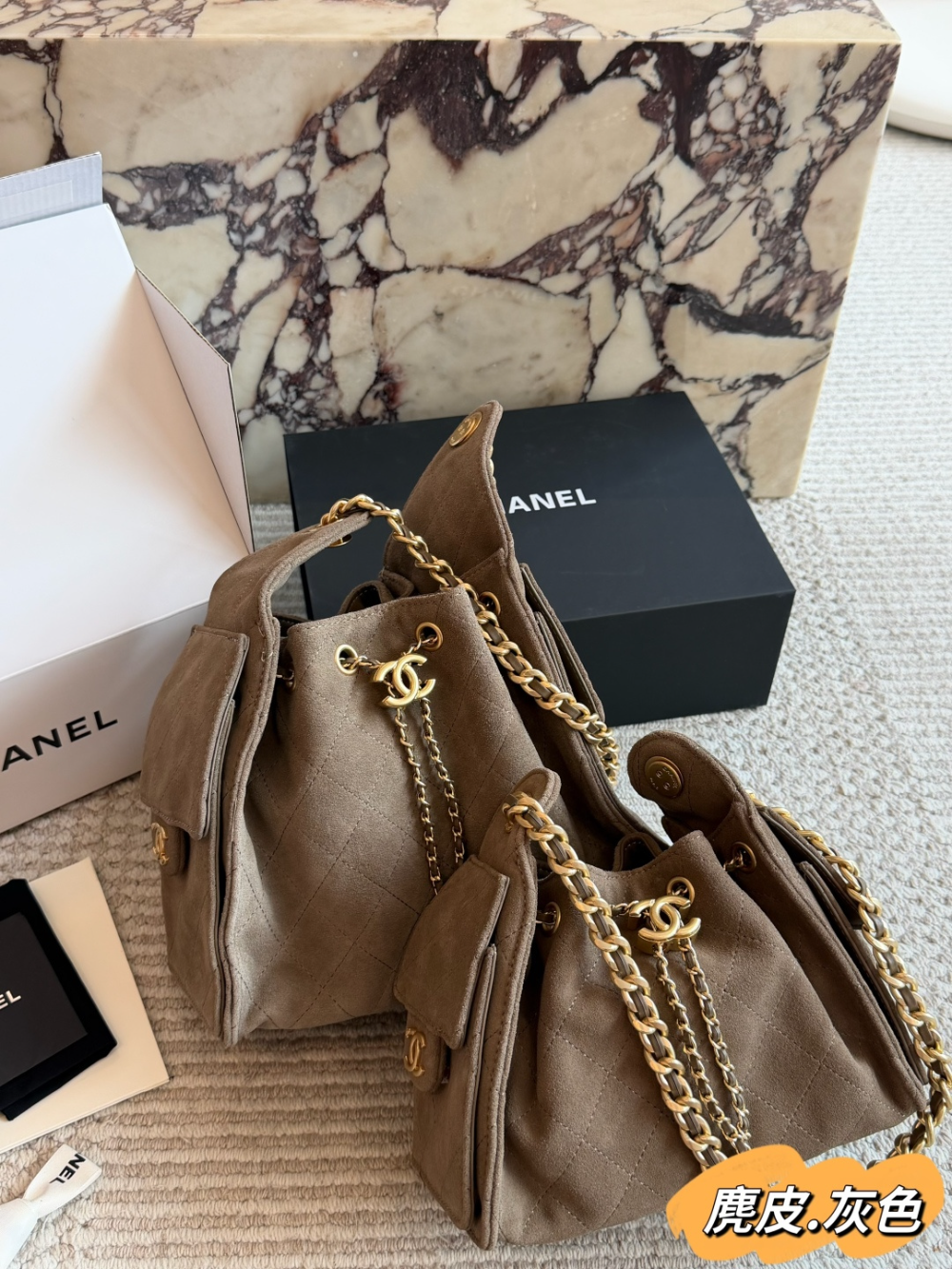 CEM328 New arrive fashion khaki color bag for woman beautiful gift to choose gift size to choose 2 size