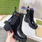 GEM106 Womens Ankle Boots 2025 Thick Bottom Platform Woman Shoes Zipper Fashion Female Luxury Designer Boot Casual Ladies MartinBoots combat Boots
