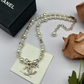 CEM492 New Arrive Fashion Hot Sale with Big Diamond Pearl Necklace for Woman Jewelry To Choose Gift
