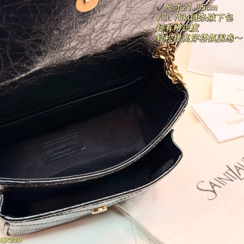 YLEM21 New arrive fashion black bag for woman hands bag beautiful gift to choose gift 21*15cm