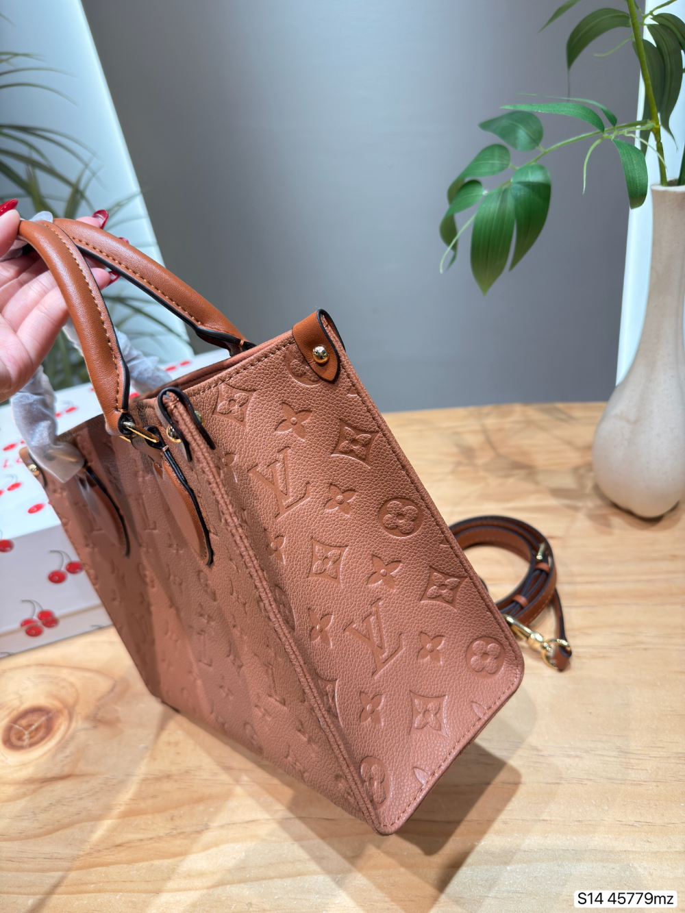 LEM592 New arrive fashion caramel color bag for woman beautiful gift to choose