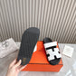 HEM100 Designer women Slippers, sandals shoes for women  high quality size 35 to 42