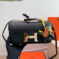 HEM109 New arrive fashion Black white brown blue green pink red khaki gray bag for woman hands bag beautiful gift to choose gift 27cm