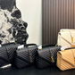 YLEM31 New arrive fashion black white yellow bag for woman hands bag beautiful gift to choose gift 25*19cm
