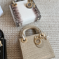 DEM323 New arrive fashion black beige white color  bag for woman beautiful gift to choose gift size to choose