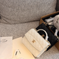 CEM305 New arrive fashion black white bag for woman hands bag beautiful gift to choose gift 21*15.5cm