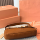 MIU04 New arrive fashion brown pink black beige color bag for woman beautiful gift to choose size  32*18cm