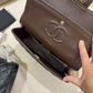 CEM485 New arrive fashion black coffee bag for woman hands bag beautiful gift to choose gift 25 cm