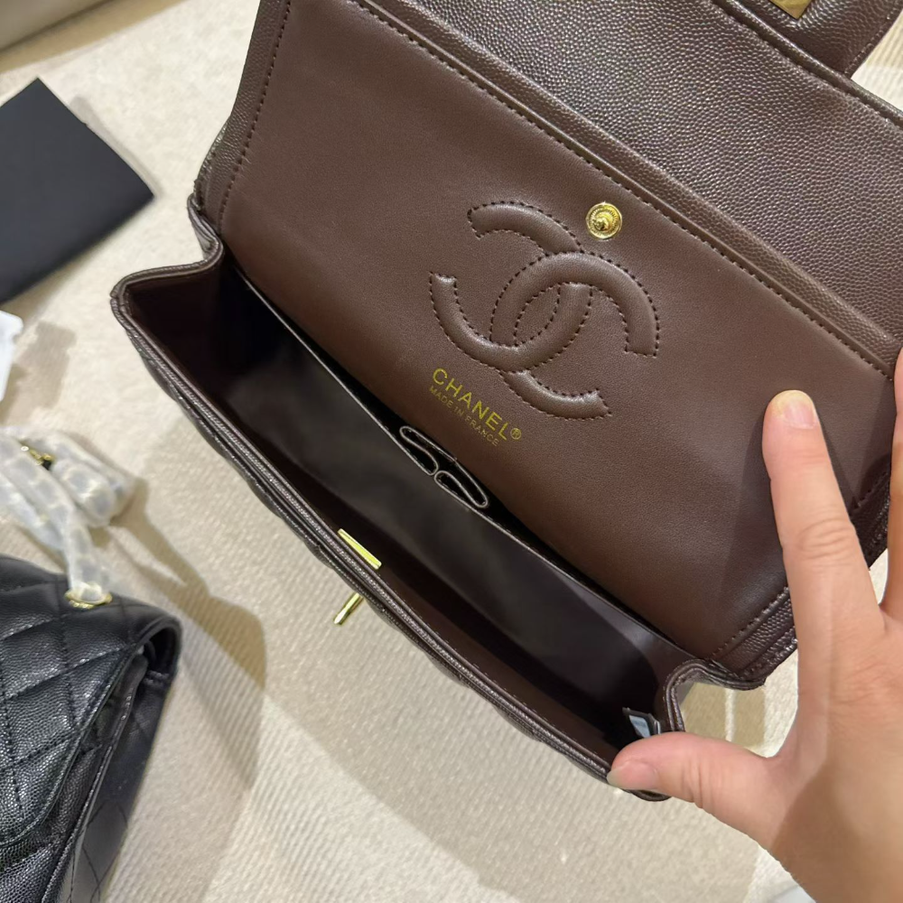 CEM485 New arrive fashion black coffee bag for woman hands bag beautiful gift to choose gift 25 cm