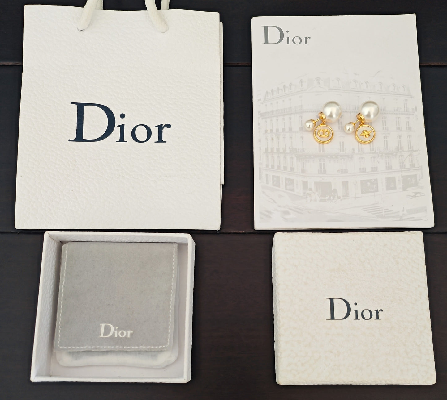 DEM282 New Arrive Fashion  Hot Sale  with Pearl Earring  for Woman 2color Jewelry To Choose Gift