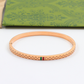 GEM154 New Fashion Open Silver and Gold Color Bracelet Metal Letter Wristband Bracelet Couple Accessories for Woman