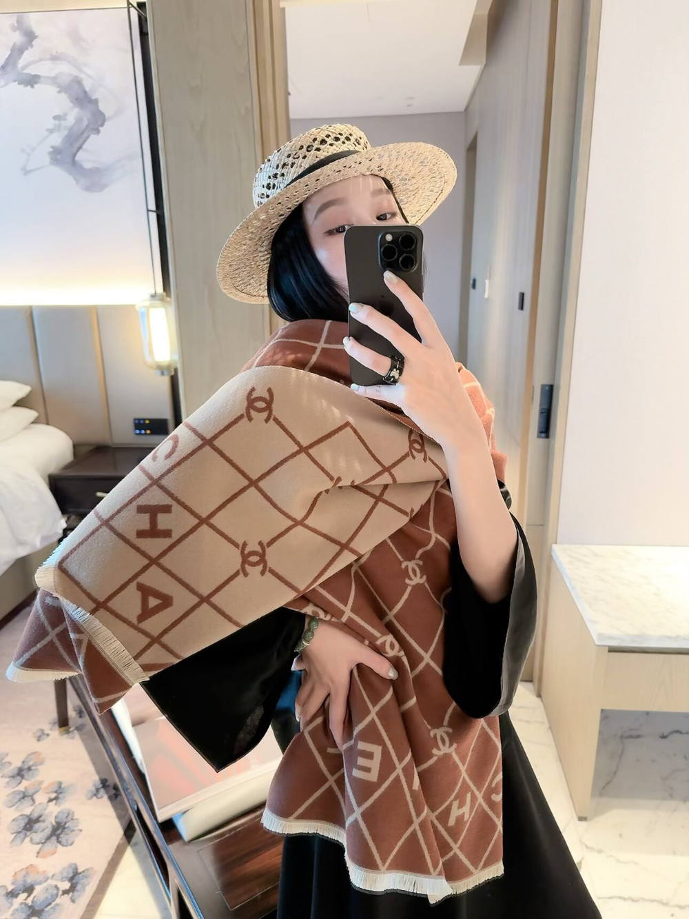 CEM421 new arrive  Hot sale black brown blue khaki pink color fashion beautiful  scarf  for woman gift  to choose