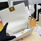 CEM292 New arrive fashion black white pink bag for woman hands bag beautiful gift to choose gift 25*15cm