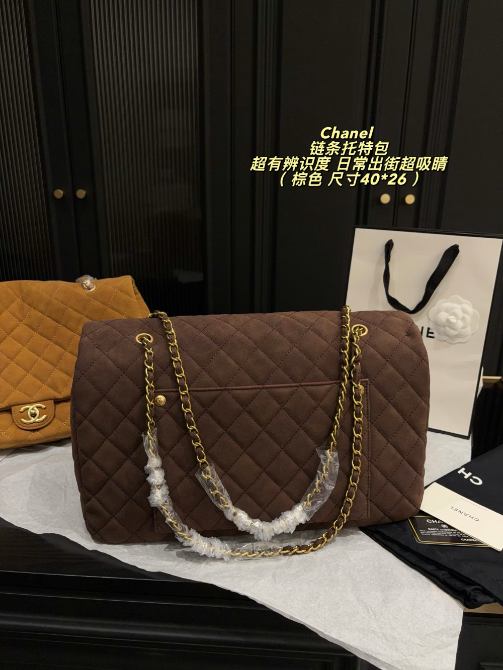 CEM342 New arrive fashion black brown khaki coffee grey color bag for woman beautiful gift to choose gift size to choose 40*26cm