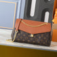 LEM336 Hot sale fashion black bag for woman hand bag beautiful gift  big size 30cm