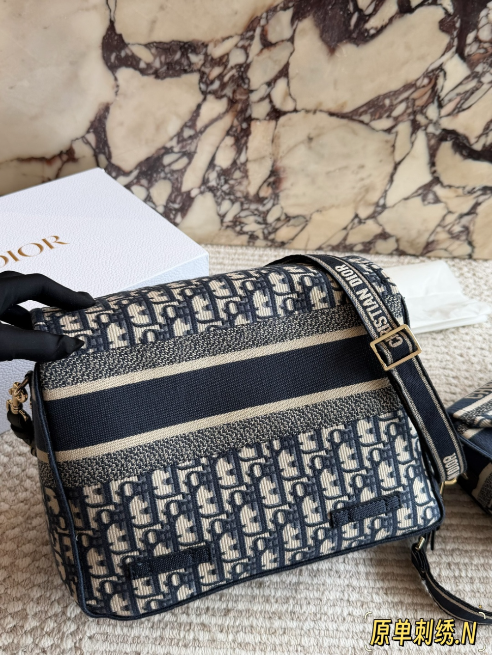 DEM388 New arrive fashion deep blue grey bag for woman hands bag beautiful gift to choose gift 2 size
