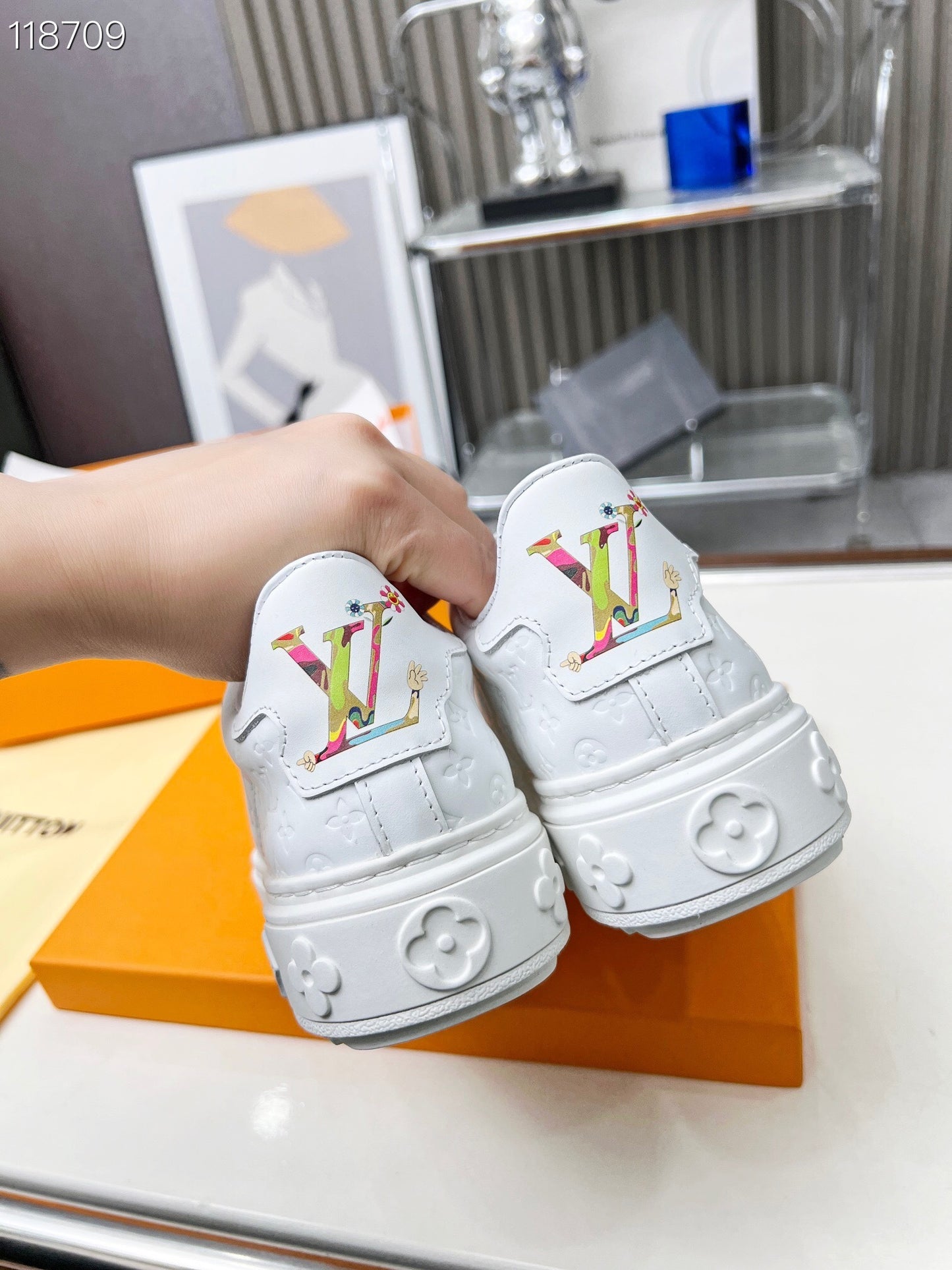 LEM377 Designer Shoes women Sneakers shoes for women white color Sneaker high quality size 35 to 42