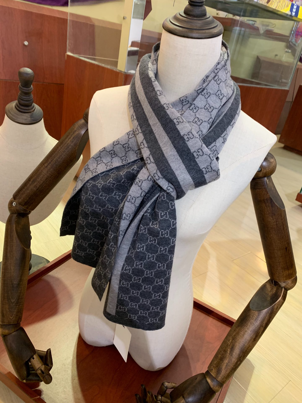GEM245 new arrive  Hot sale grey khaki dark gray color fashion beautiful  scarf  for woman gift  to choose 30*180cm