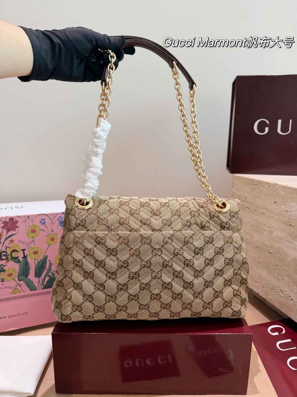 GEM253 New arrive fashion khaki bag for woman hands bag beautiful gift to choose gift 3 size