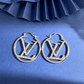 LEM568 New Arrive Fashion Gold Color Full Diamond Earring for Woman Jewelry Beautiful Jewelry To Choose Gift