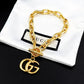 GEM149 Silver and Gold Color New Arrive Fashion Design  Bracelet Charm for Women Jewelry