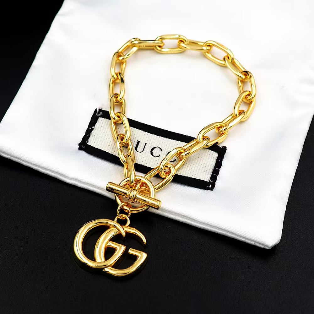 GEM149 Silver and Gold Color New Arrive Fashion Design  Bracelet Charm for Women Jewelry