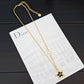 DEM289  New Arrive Fashion  with Diamond Stars Pearl  Necklce for Woman Brass Material Jewelry To Choose Gift