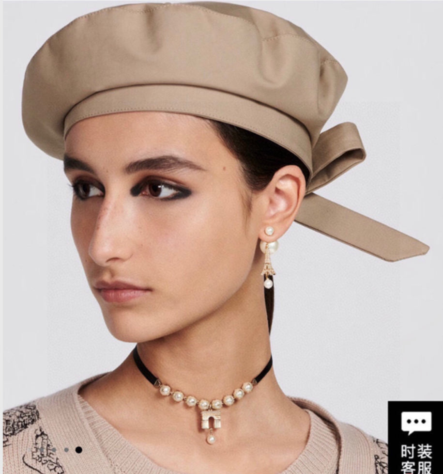 DEM240 New Arrive Fashion  Hot sale Iron Tower Pearl Earring  for Woman Jewelry To Choose