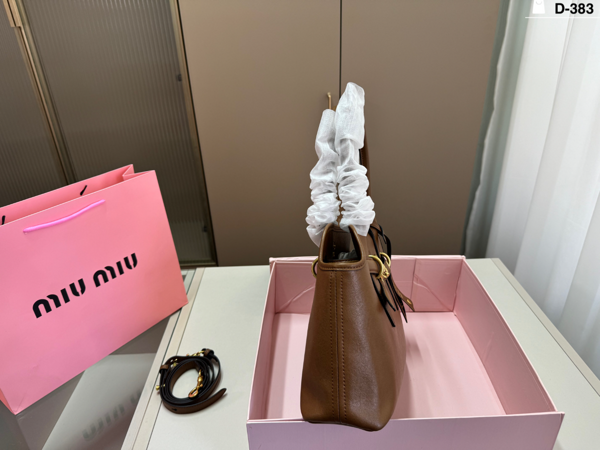 MIU07 New arrive fashion black brown coffee beige bag for woman hands bag beautiful gift to choose gift 30*21cm