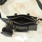 LEM433 New arrive fashion black brown bag for woman hands bag beautiful gift to choose gift 25.0 x 13.0 x 10.0 cm