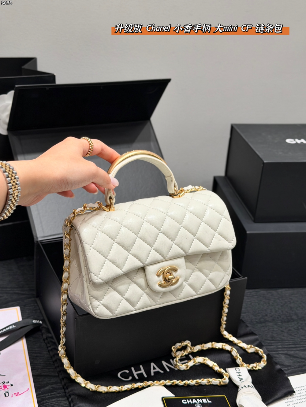 CEM262 New arrive fashion black pink white  bag for woman hands bag beautiful gift to choose gift
