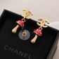 CEM501 New arrive fashion gold color earring  for woman jewelry beautiful jewelry no with box