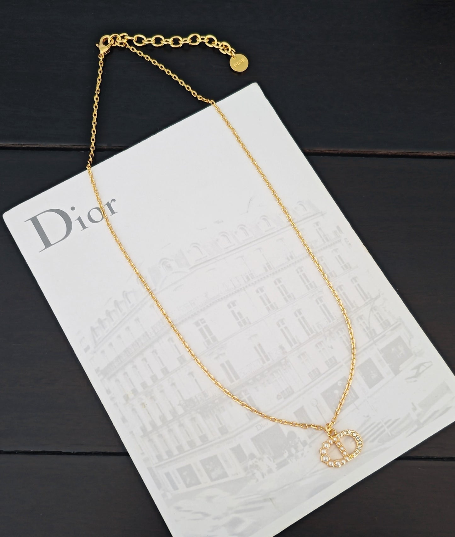 DEM285  New Arrive Fashion  with Diamond Stars Pearl  Necklce for Woman Brass Material Jewelry To Choose Gift