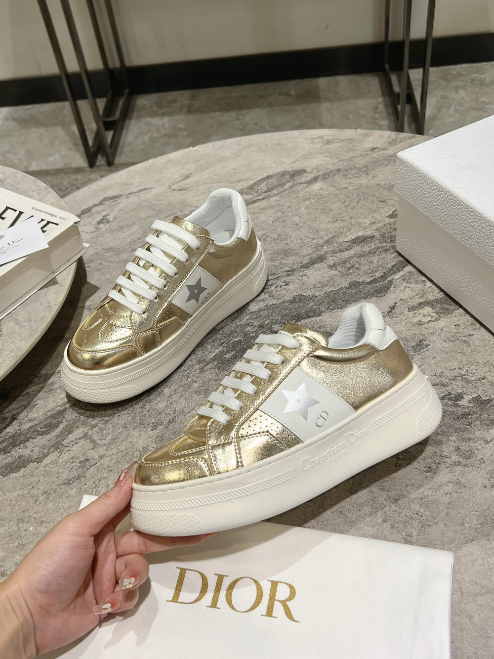 DEM322 New arrive classic fashion gold silver white khaki color shose for woman lover shose color  beautiful gift to choose