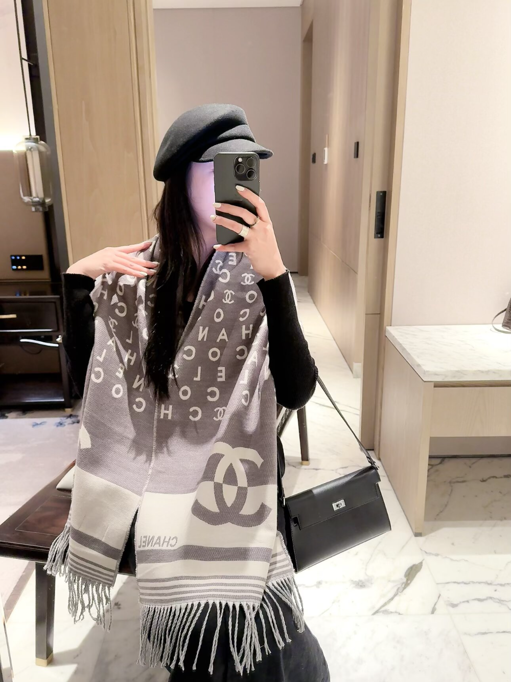 CEM359 new arrive  Hot sale black grey brown color fashion beautiful  scarf  for woman gift  to choose