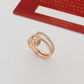 CREM231  New Classic Ring Brand Designer Titanium Steel Ring Gold Ring Women Mens Ring Love Promise Jewelry
