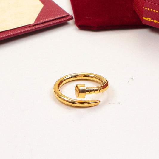 CREM191 Titanium Steel  Love Rings for Women Men Couples Anel Cubic Zirconia Wedding Rings Bands Bague Femme